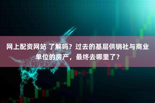 网上配资网站 了解吗？过去的基层供销社与商业单位的房产，最终去哪里了？